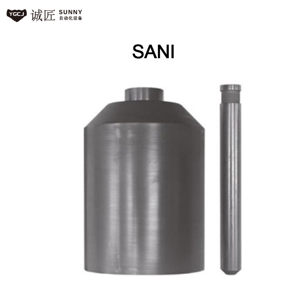 Graphite crucible and stopper for sani