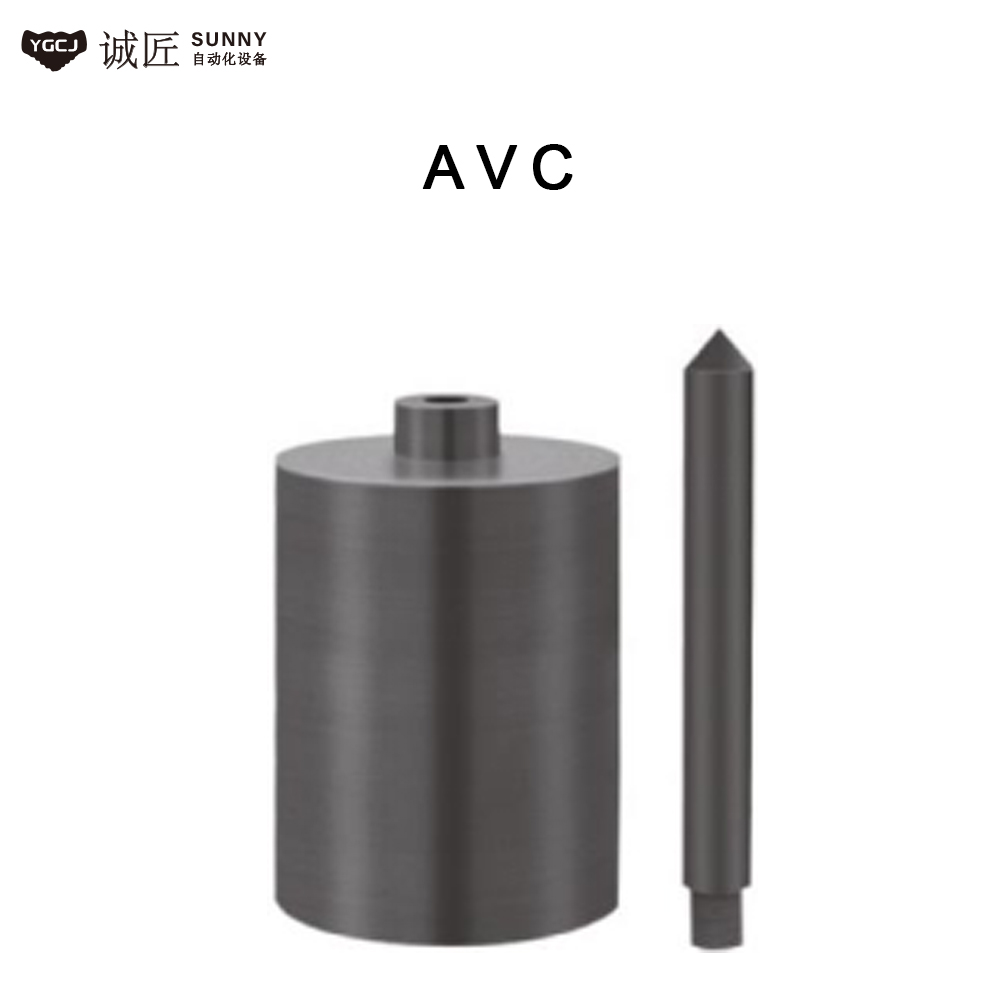 Graphite crucible and stopper for AVC