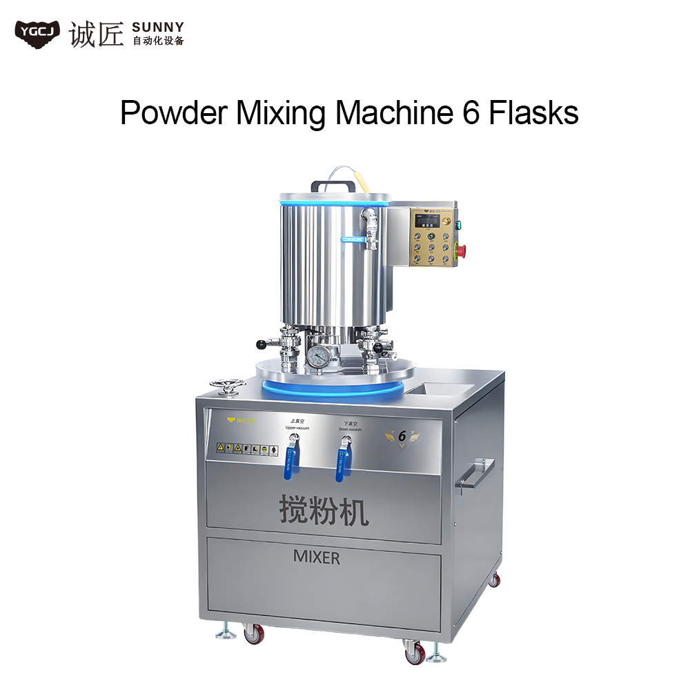 Powder Mixing Machine 6 Flasks