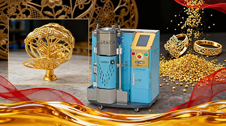 Mini Automatic Vacuum Casting Machine